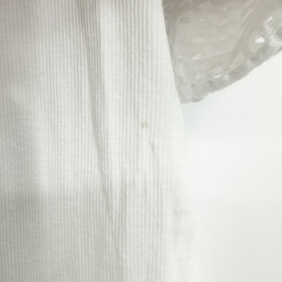 Rag & Bone Mesh Short Sleeve Summer Dress in White Size XS - Picture 9 of 10